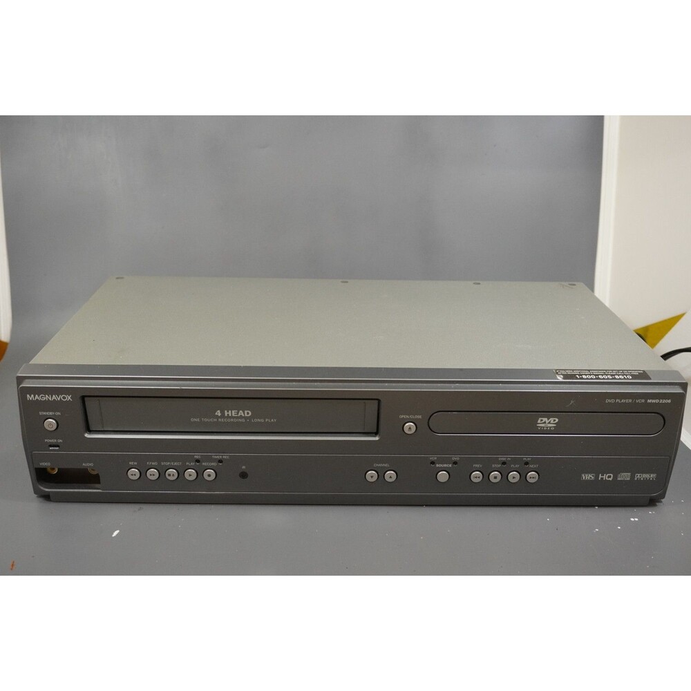 Magnavox MWD2206 DVD/VCR Combo Player/Recorder FOR PARTS/REPAIR - AS IS! *READ*